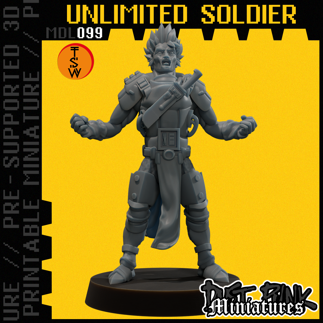 MDL099 UNLIMITED SOLDIER [PRE-SUPPORTED]